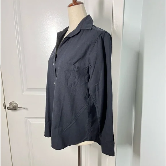 Anthropology Grayson The Hero Navy cotton shirt size 1 - Picture 8 of 12